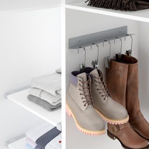 Soporte de botas para ordenarlas dentro de un armario vestidor